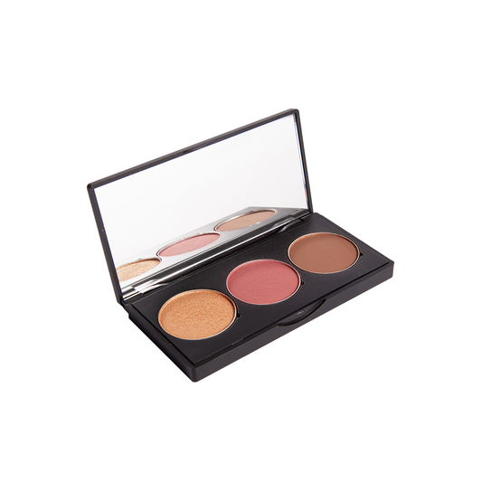 Bronzer, Blush, and Highlight Palette